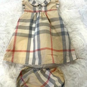 Burberry Dress with Matching Bloomers